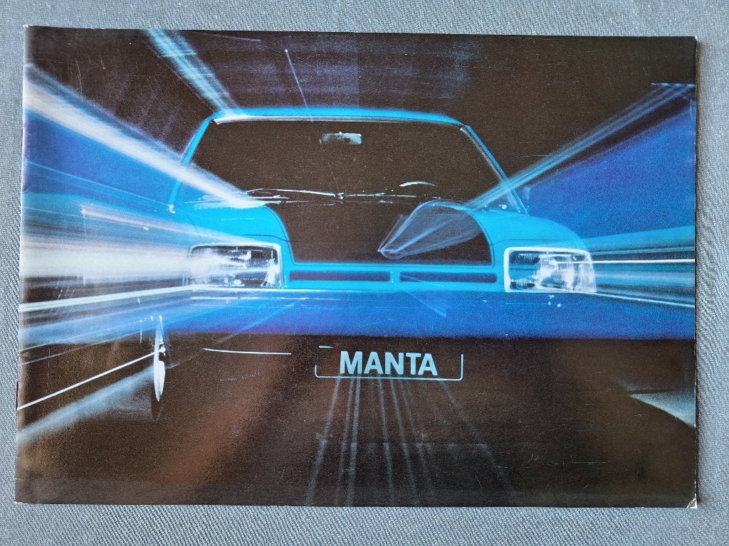 Brochure OPEL MANTA - 1975 NL, Boeken, Ophalen of Verzenden, Zo goed als nieuw, Opel