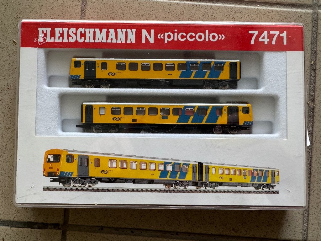Fleischmann N Piccolo 7471 DH2 NS “Wadloper”, Hobby en Vrije tijd, Modeltreinen | N-Spoor, Treinset, Gelijkstroom, Verzenden, Fleischmann