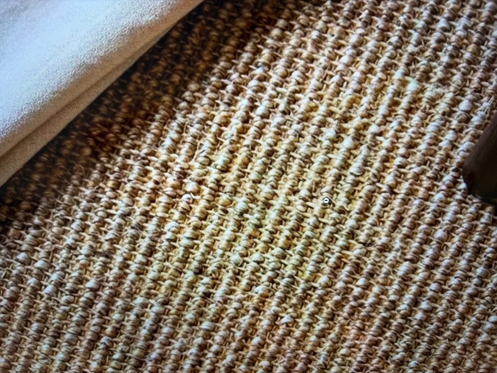 Sisal- Handgeweven Tapijt, Ophalen, Gebruikt, Bruin, 200 cm of meer