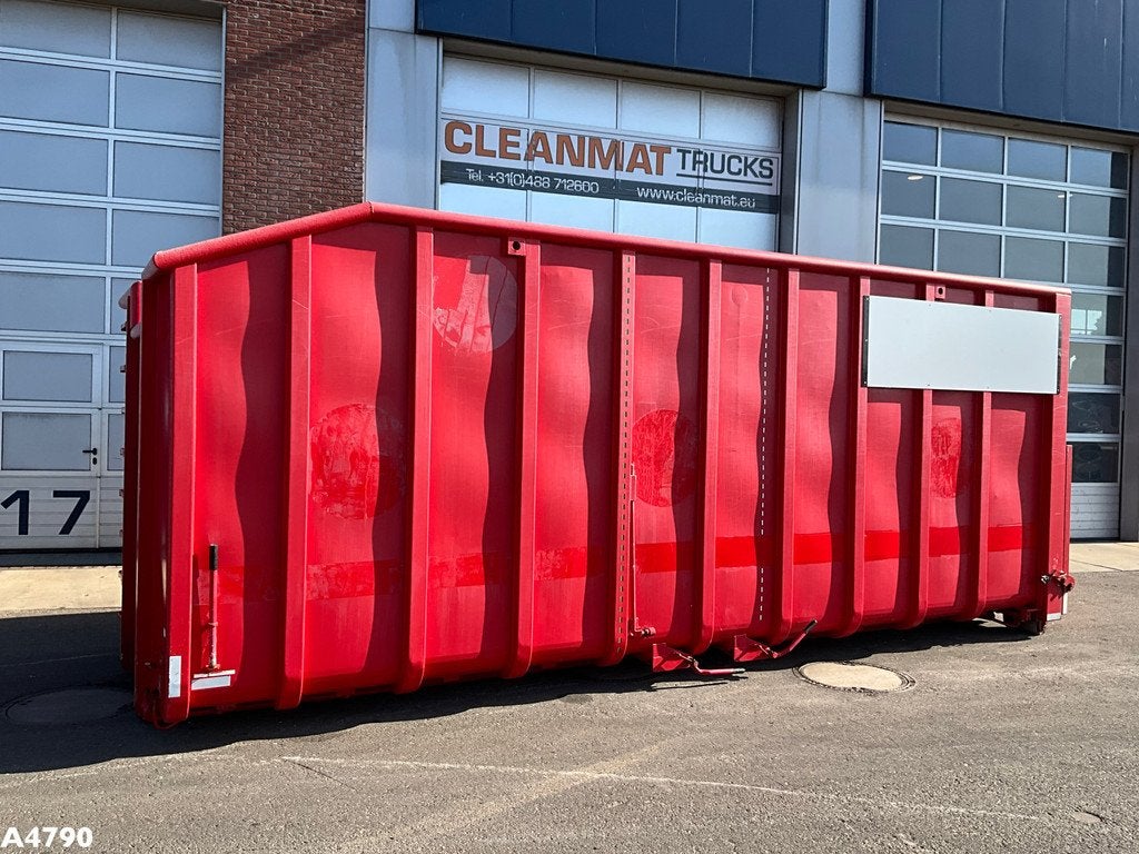 Glascontainer 38m³, Clean Mat Trucks B.V., Sales@cleanmat.eu, Wageningsestraat 17
6673DB  ANDELST, NL