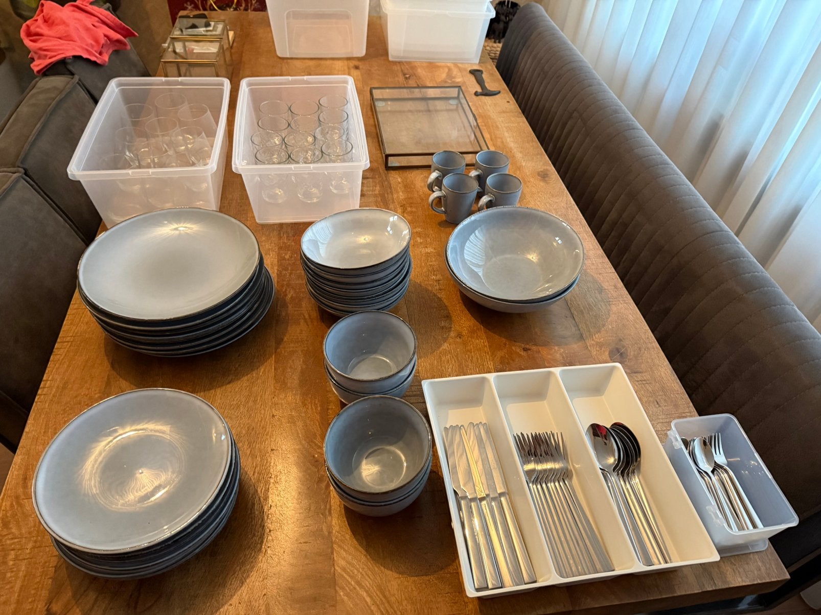 Compleet servies, Huis en Inrichting, Ophalen, Zo goed als nieuw, Porselein, Overige stijlen