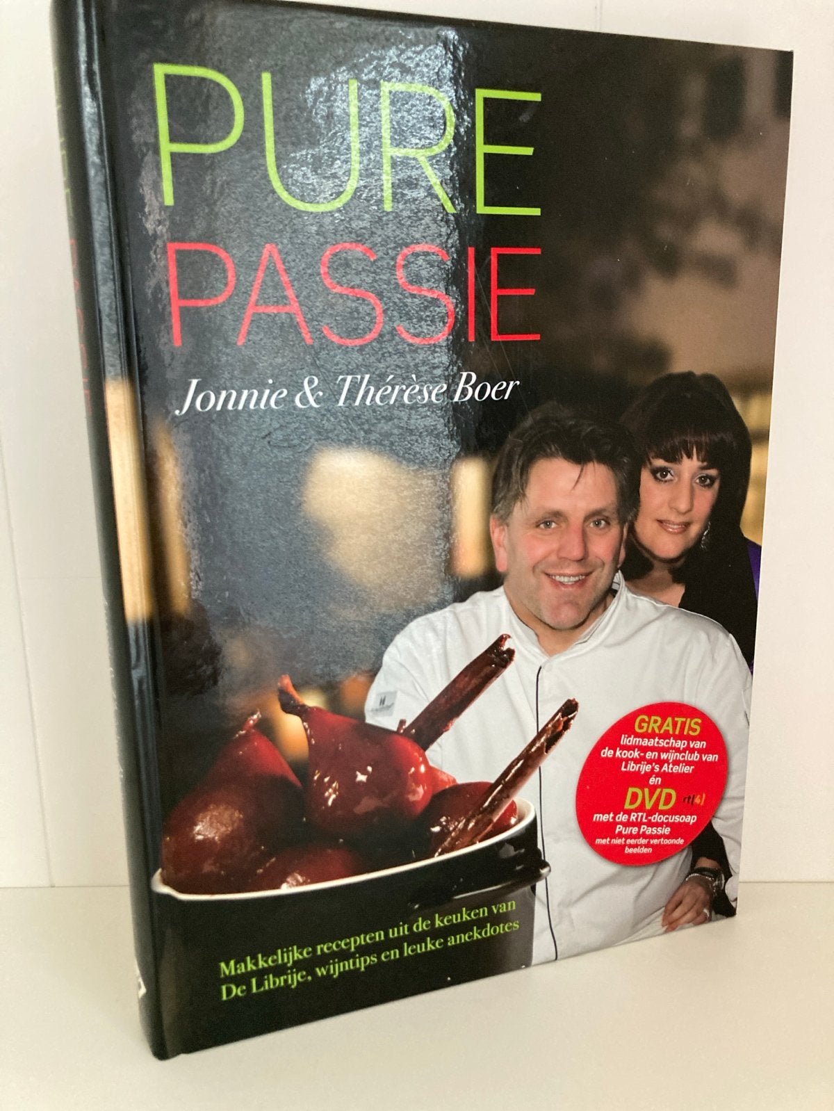 Pure Passie - Jonnie & Thérèse Boer kookboek, Verzenden, Zo goed als nieuw, Nederland en België, Hoofdgerechten