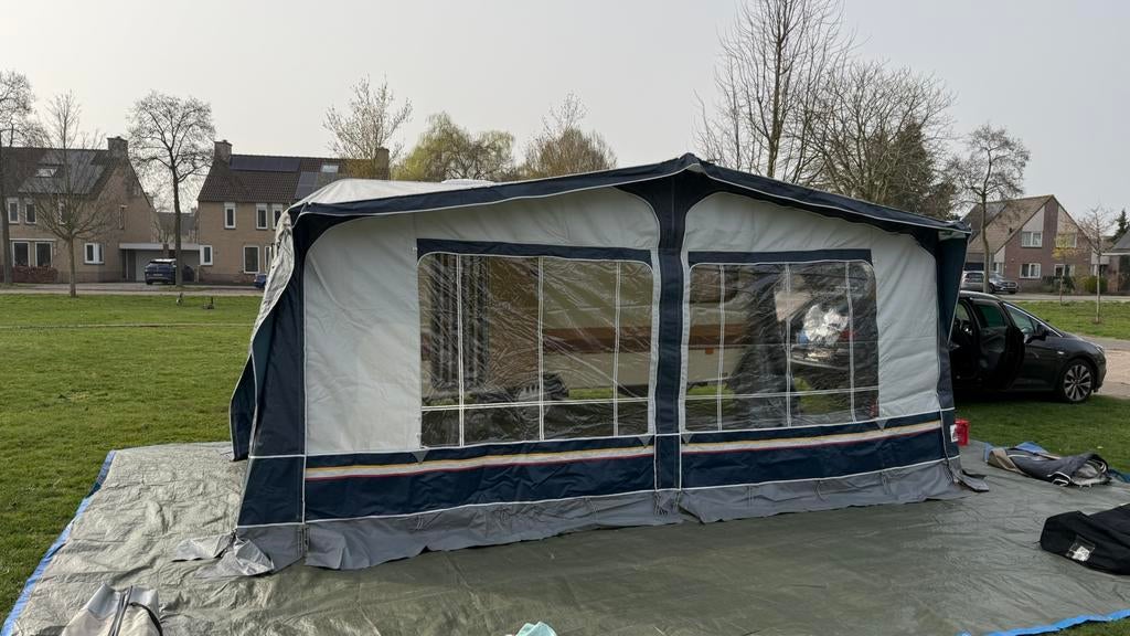 Doréma President voortent Maat 12 - Blauw/Grijs, Ophalen, Gebruikt