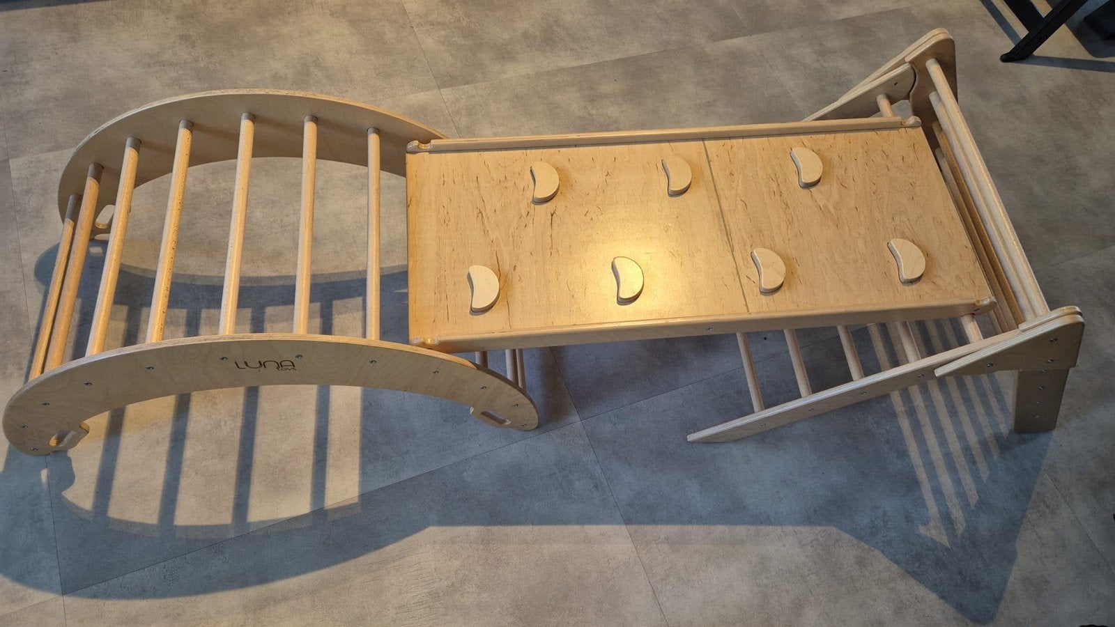 Houten klimrek en glijbaan voor kinderen, Ophalen, Zo goed als nieuw, Overige typen