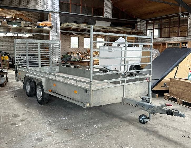 Machinetransporter 5m aanhangwagen oprijplaat tandemasser, Auto diversen, Gebruikt, 3257LD, Ophalen of Verzenden, AVG Mechatronics