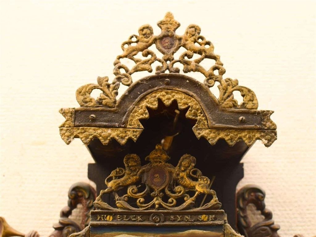 Friese stoelklok 53984, Ophalen of Verzenden, Gebruikt, Wandklok