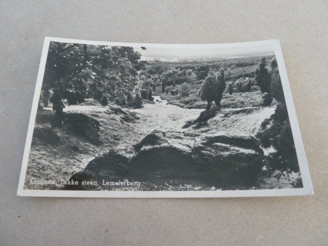 Ommen 1952 Dikke Steen Lemelerberg, Ophalen of Verzenden, 1940 tot 1960, Gelopen, Overijssel