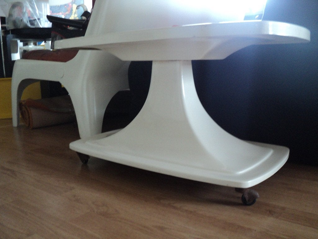 Astarte design glasfiber wit kunststof jaren 60 70 retro, Huis en Inrichting, Astarte, Kunststof, Gebruikt, 50 tot 100 cm