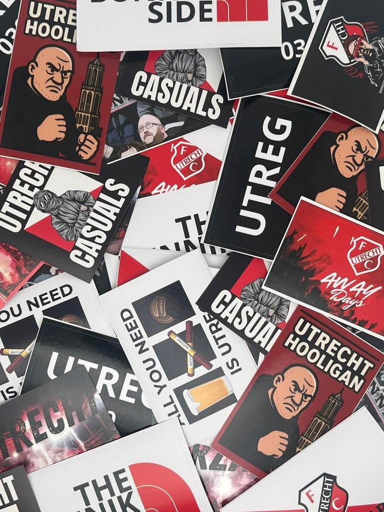Fc Utrecht stickers, Verzenden, Nieuw, Sport