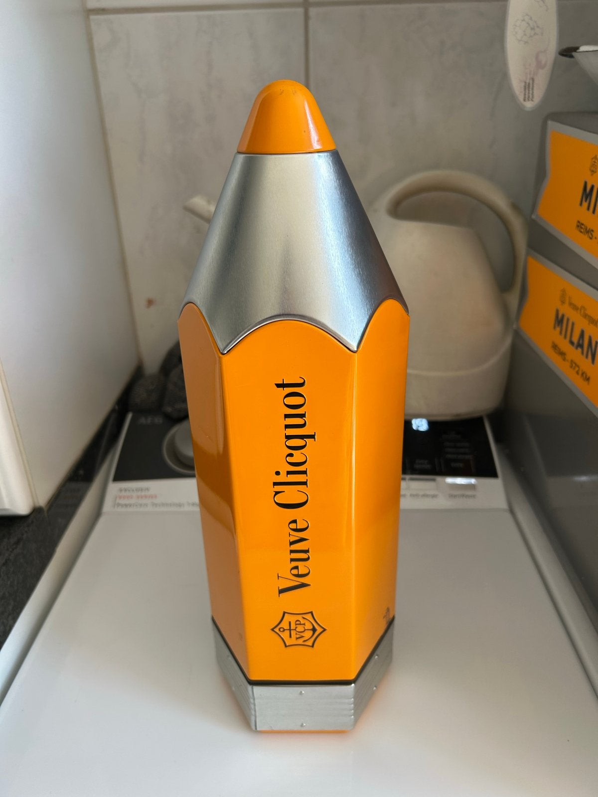 Veuve Clicquot Champagne Houder - Potlood Design, Ophalen of Verzenden, Zo goed als nieuw, Gebruiksvoorwerp