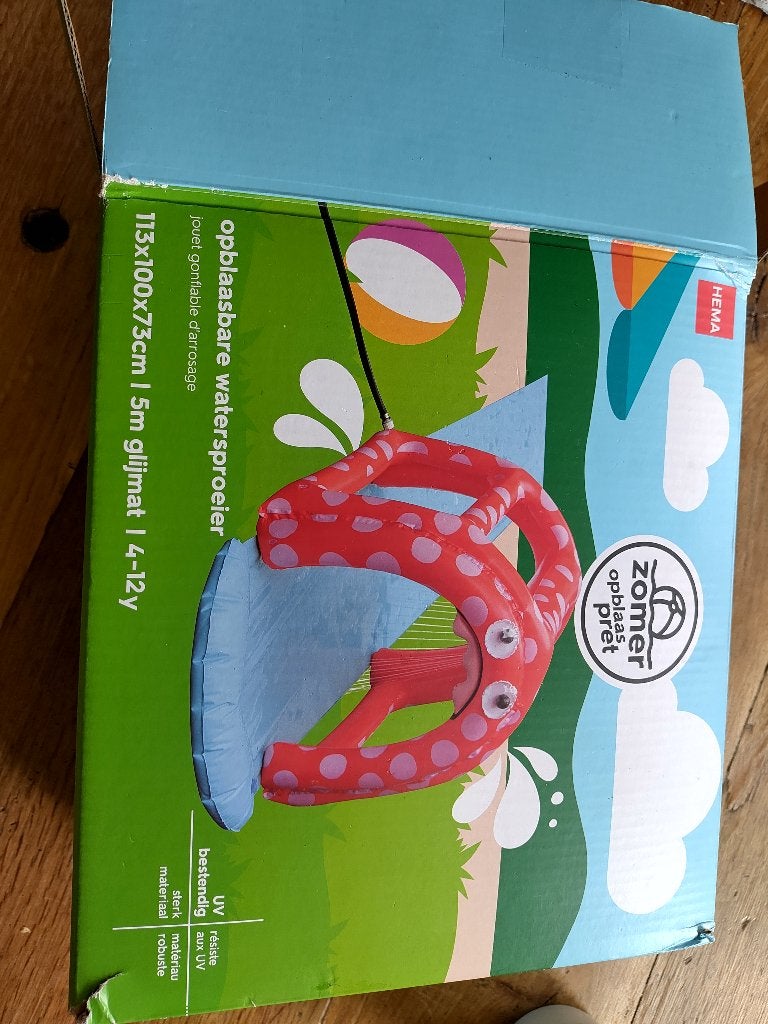 Waterglijbaan/sproeier Hema, Ophalen of Verzenden, Zo goed als nieuw