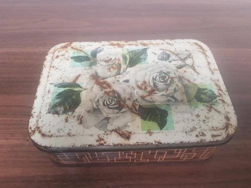 brocante D.F.B. [Des Beukelaer Frérés] blik, Verzamelen, Ophalen of Verzenden, Gebruikt, Koek(jes), Overige merken
