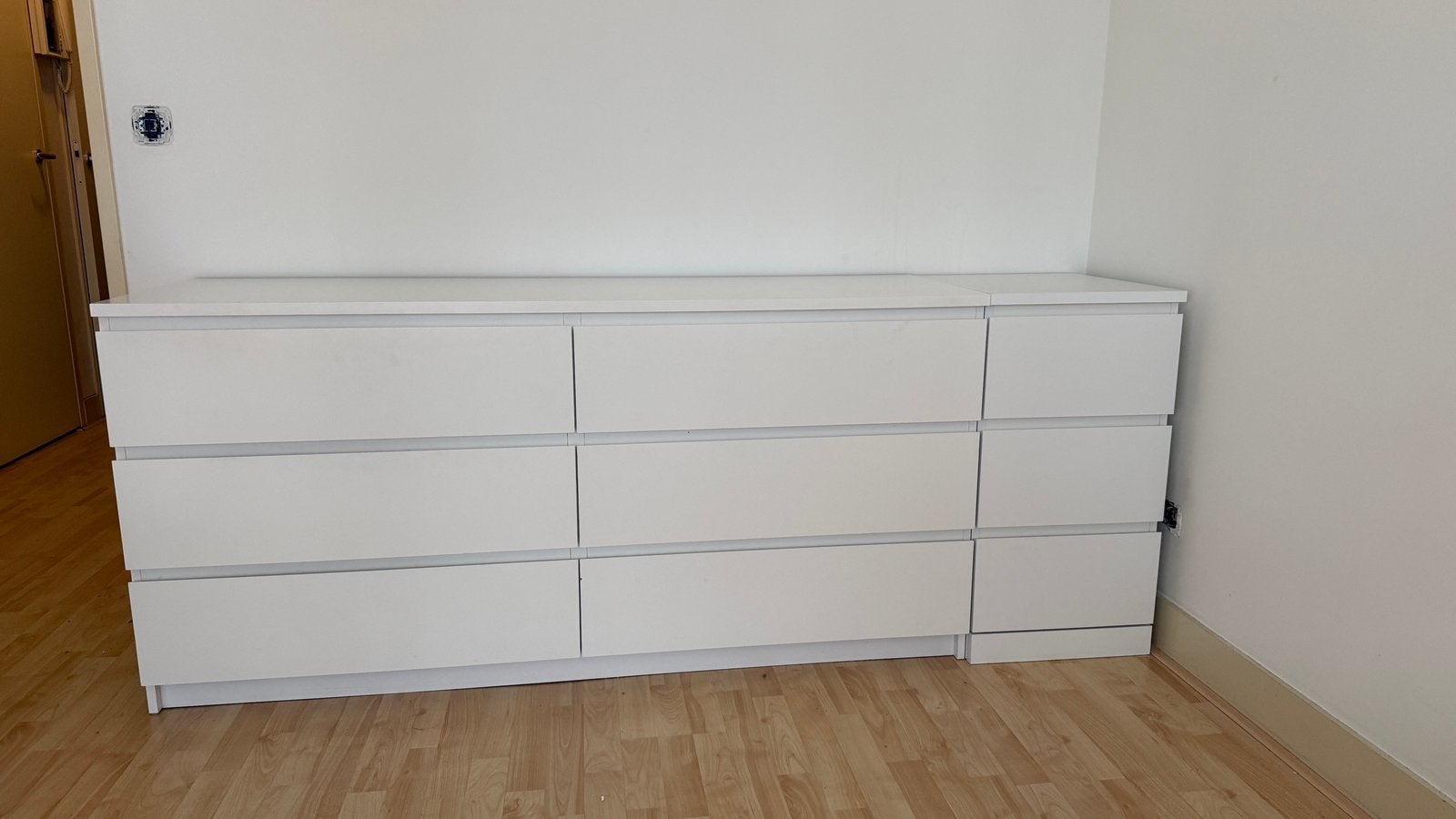 2x malm ikea ladekast 6 en 3 lades, Huis en Inrichting, Kasten | Ladekasten, Ophalen, 5 laden of meer, 50 tot 100 cm, Zo goed als nieuw