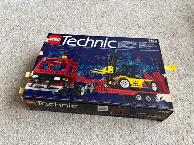 Technic Lego set 8872 Forklift Transporter, Compleet, Gebruikt, Lego, Ophalen of Verzenden
