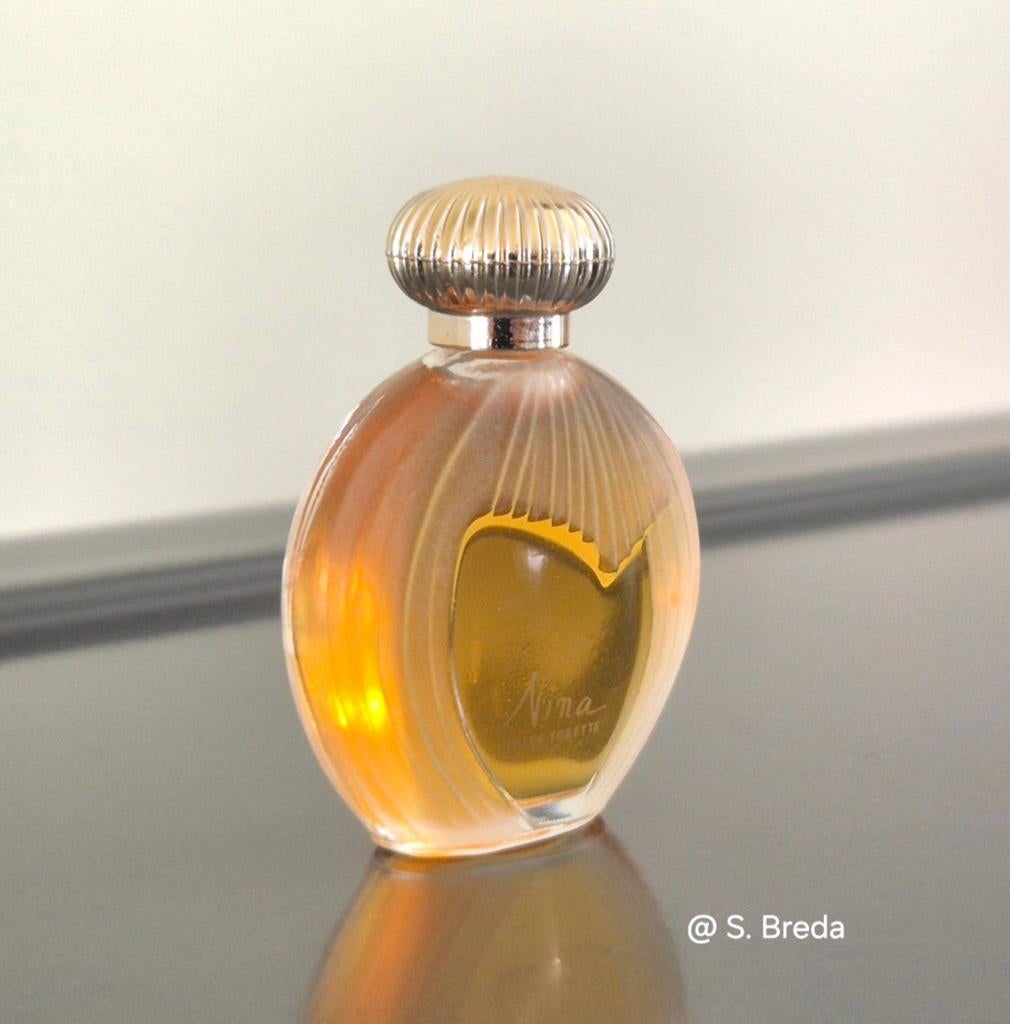 Nina Ricci - Nina - volle Vintage Lalique ontwerp miniatuur, Ophalen of Verzenden, Zo goed als nieuw, Miniatuur, Gevuld