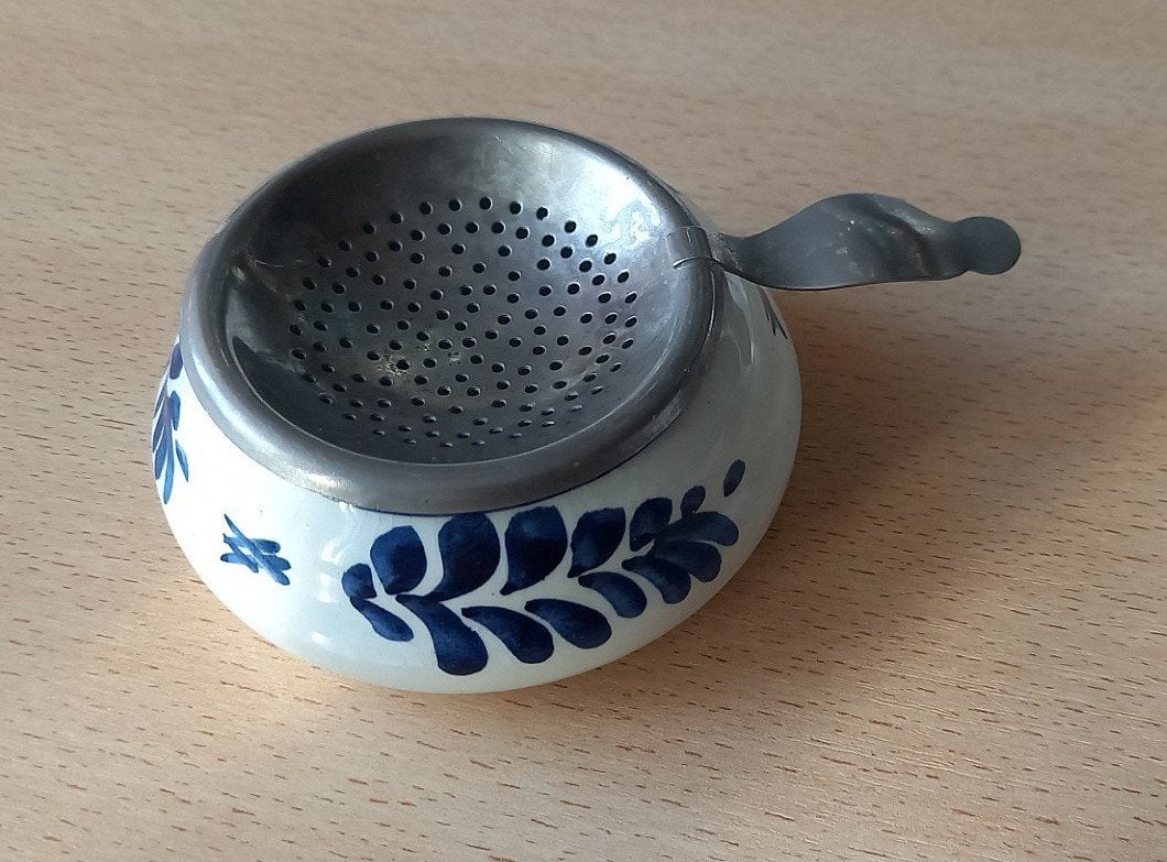 Delfts blauw theezeefje, Antiek en Kunst, Ophalen of Verzenden