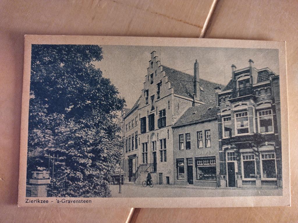 Ansicht zierikzee jaren 40-50, Ophalen of Verzenden, 1940 tot 1960, Gelopen, Zeeland
