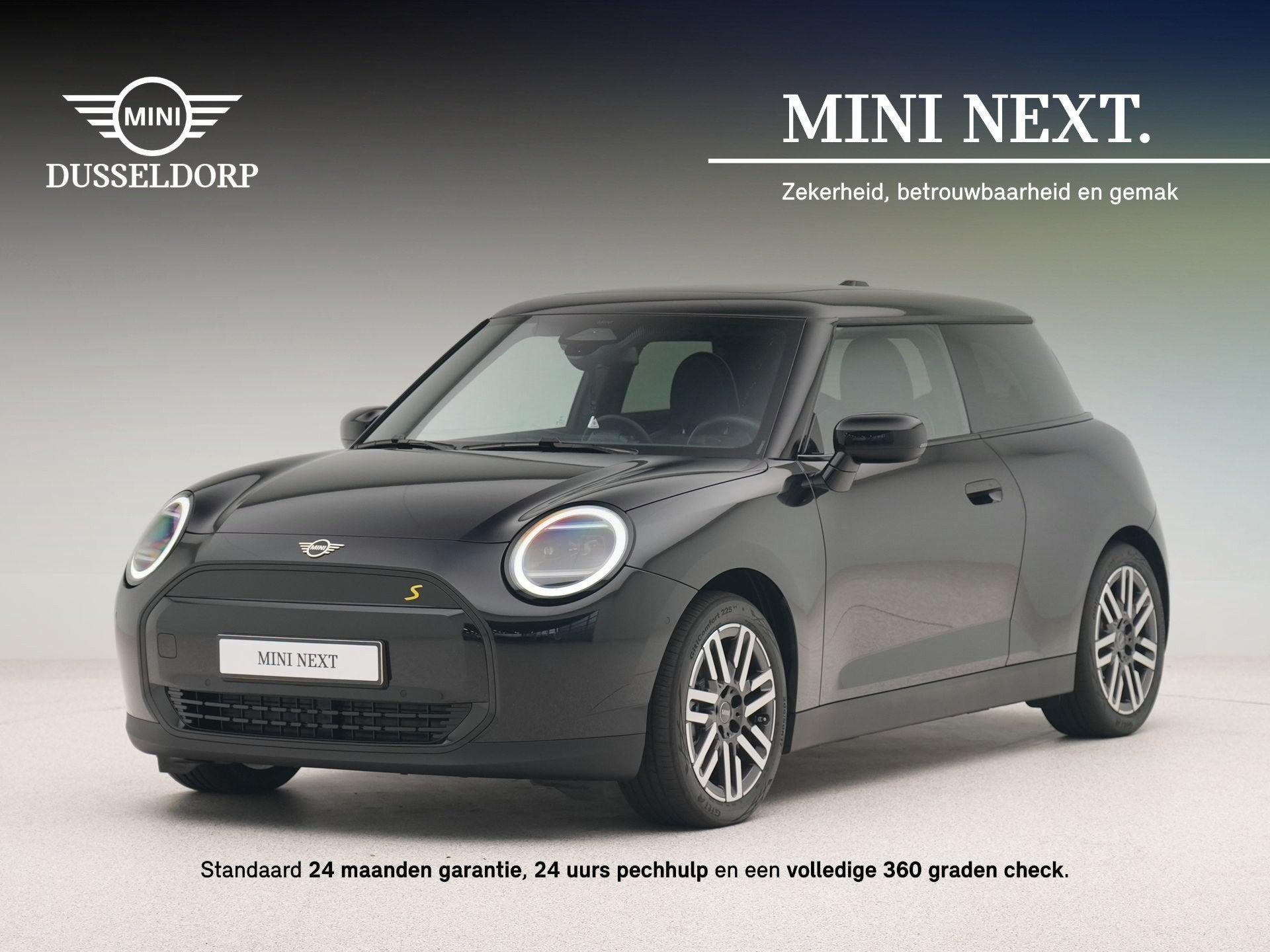 MINI Cooper SE Classic Pakket M Accu conditie 99% (bj 2025), Gebruikt, Zwart, Met garantie (alle), 4 stoelen