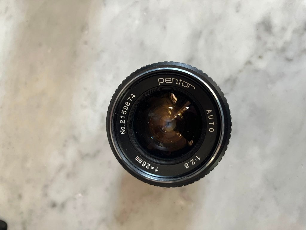 Pentor Auto 28mm f/2.8 Groothoeklens, Audio, Tv en Foto, Fotografie | Lenzen en Objectieven, Gebruikt, Beschermhoes/tas, 28 mm