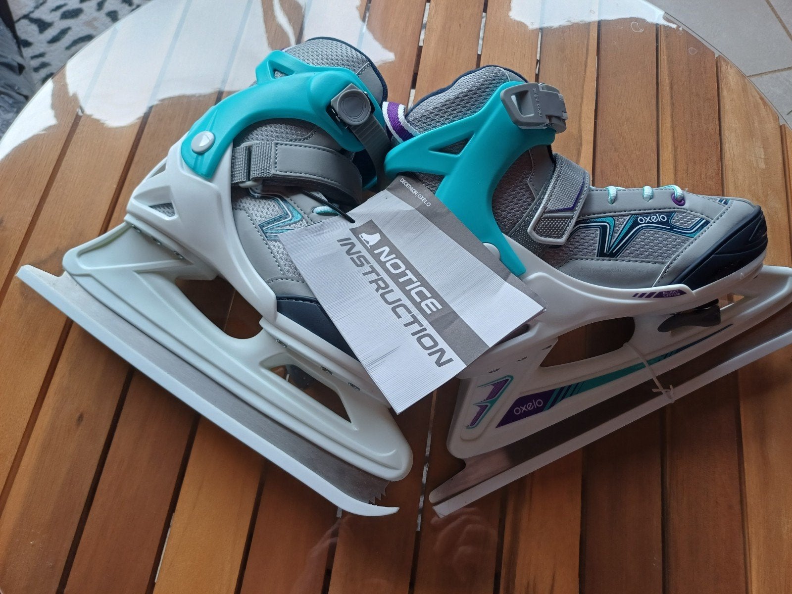 Oxelo verstelbare ijshockeyschaatsen, maat 35-38, Ophalen of Verzenden, Nieuw, IJshockeyschaatsen, Overige merken
