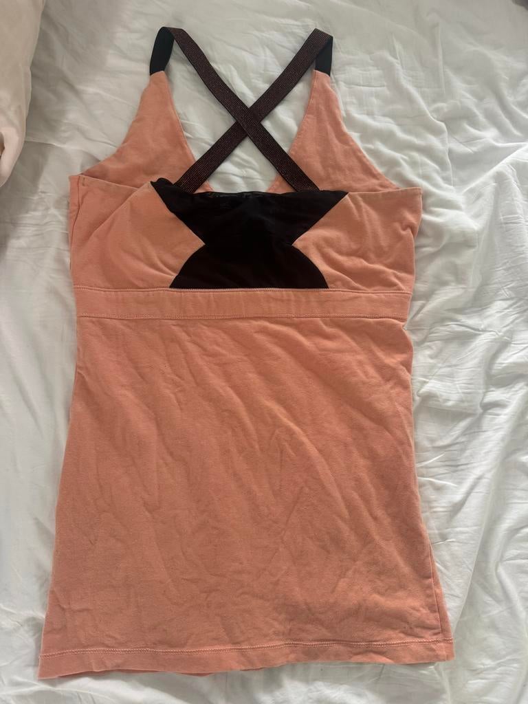 Rituals Yoga Top - Perzik met Zwarte Details, Overige kleuren, Ophalen of Verzenden, Zo goed als nieuw, Maat 36 (S)
