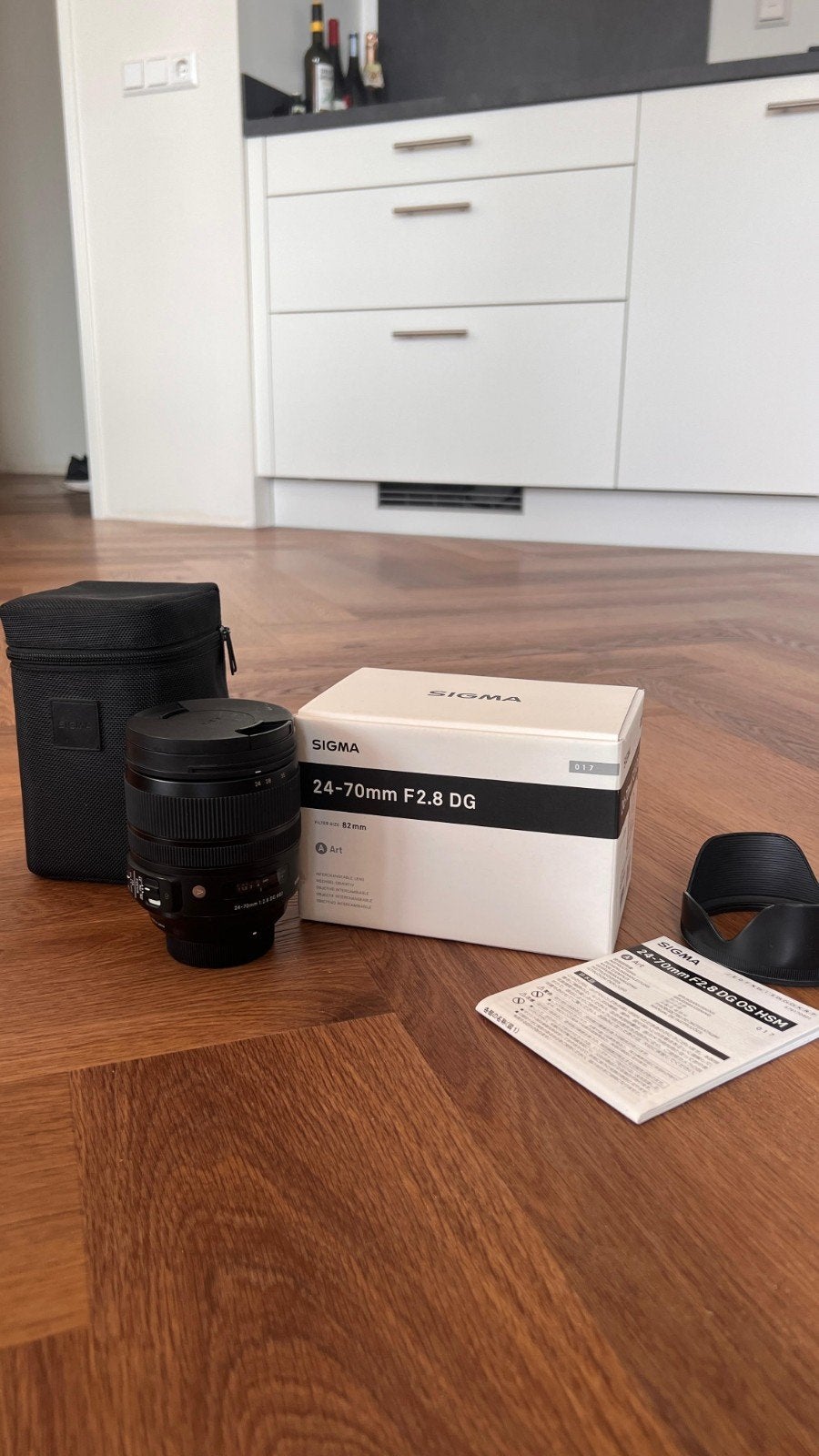 Sigma 24-70mm F/2.8 DG OS HSM ART voor Nikon (F/ FX), Audio, Tv en Foto, Fotografie | Lenzen en Objectieven, Ophalen, Zo goed als nieuw