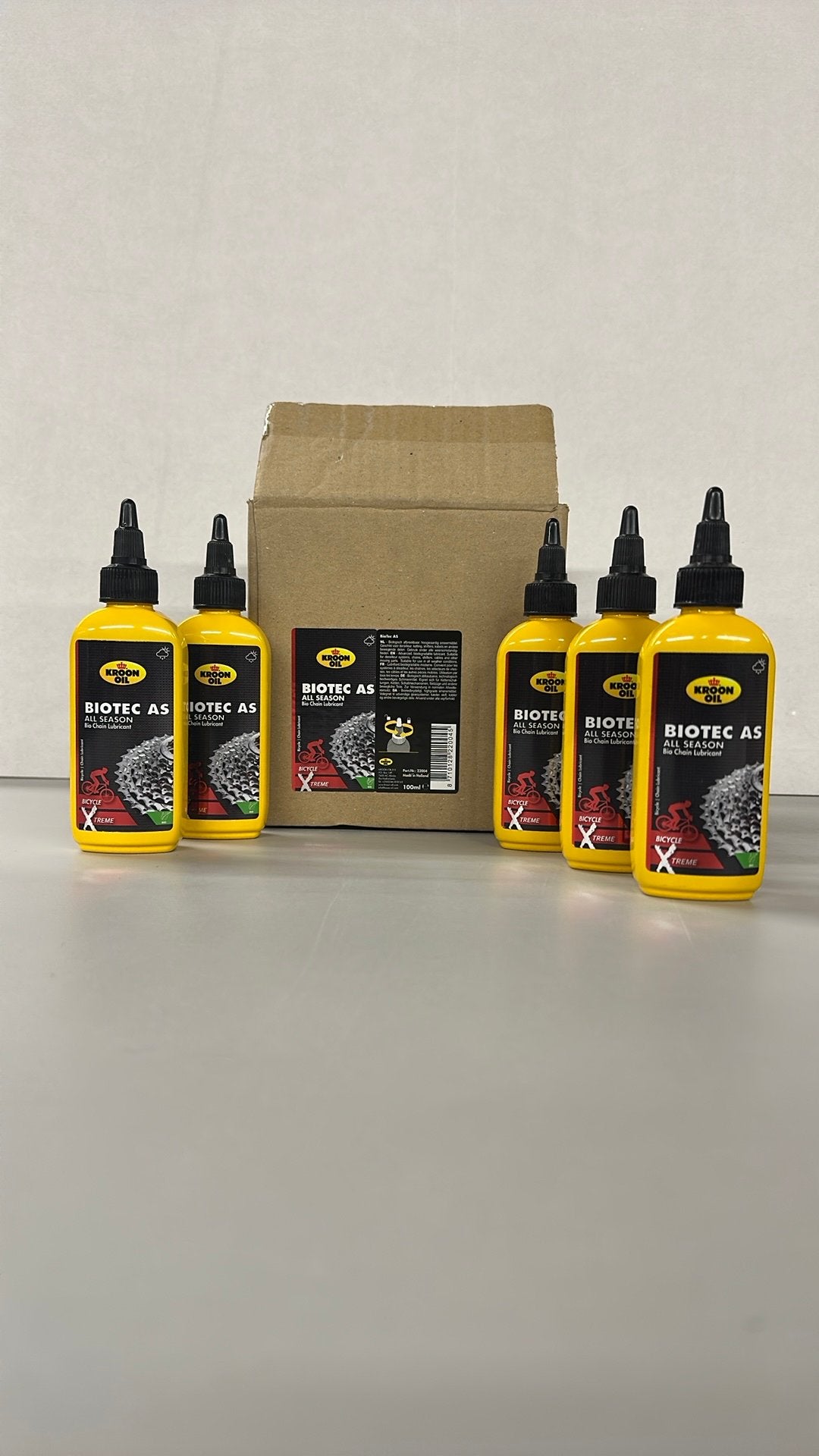 5x Kroon Oil BIOTEC AS All Season Bio Chain Lubricant 100ml, Verzenden, Nieuw