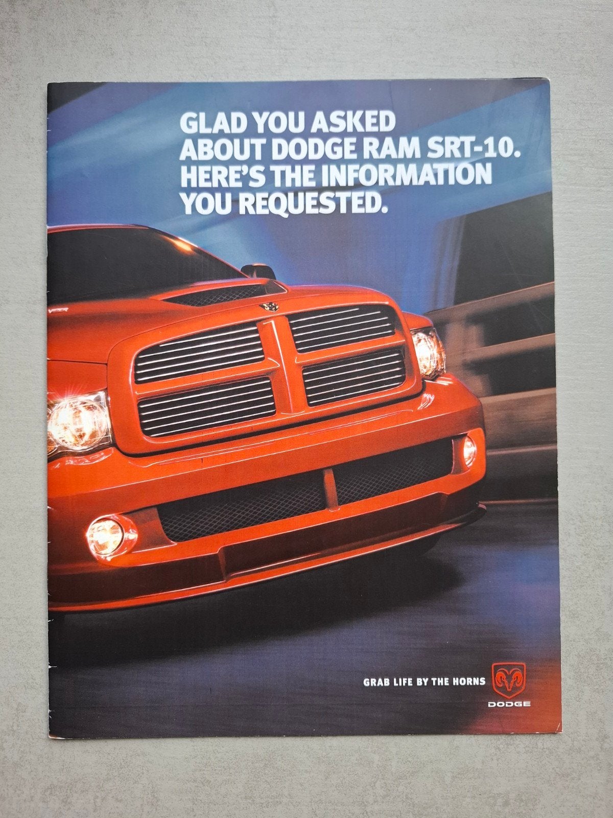 Dodge RAM SRT-10 brochure - 2003, Ophalen of Verzenden, Zo goed als nieuw, Overige merken