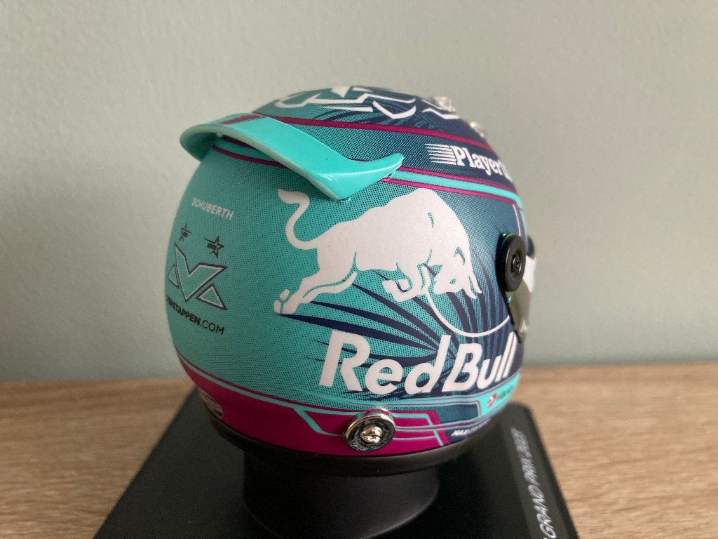 ✅ Max Verstappen 1:4 helm Miami GP 2023 Red Bull Racing RB19, Verzamelen, Automerken, Motoren en Formule 1, Ophalen of Verzenden