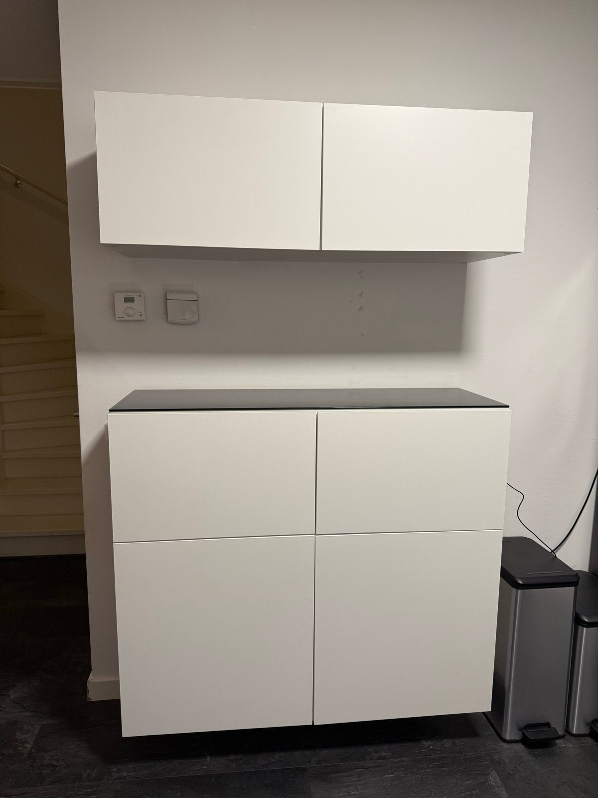 IKEA BESTÅ kastenset - zwevend + onderkast, Ophalen, Gebruikt