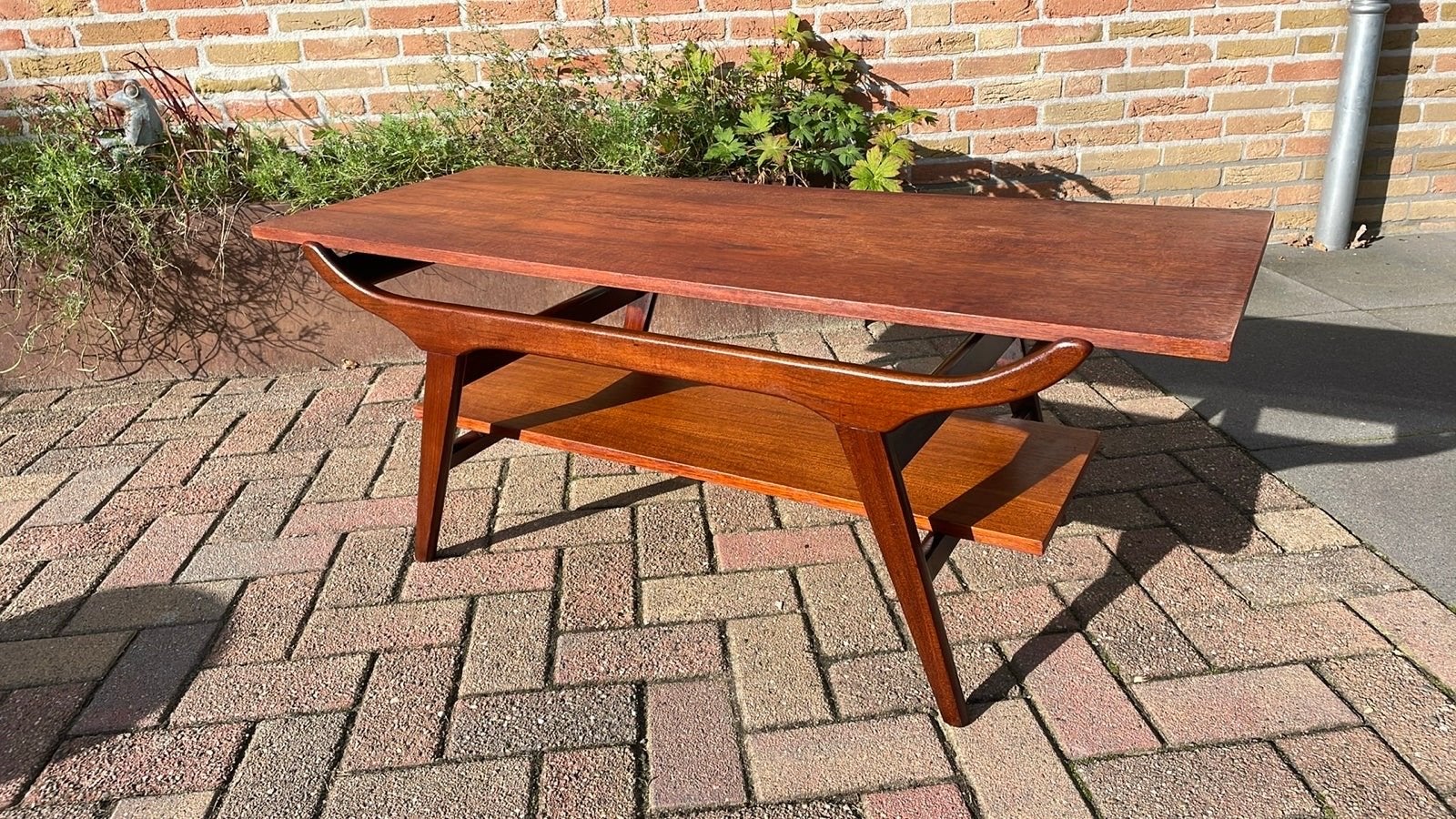 Louis van Teeffelen salontafel,wébé,vintage salontafel,tafel, Ophalen, Louis van teeffelen,mid century,wébé,retro,salontafel, Gebruikt