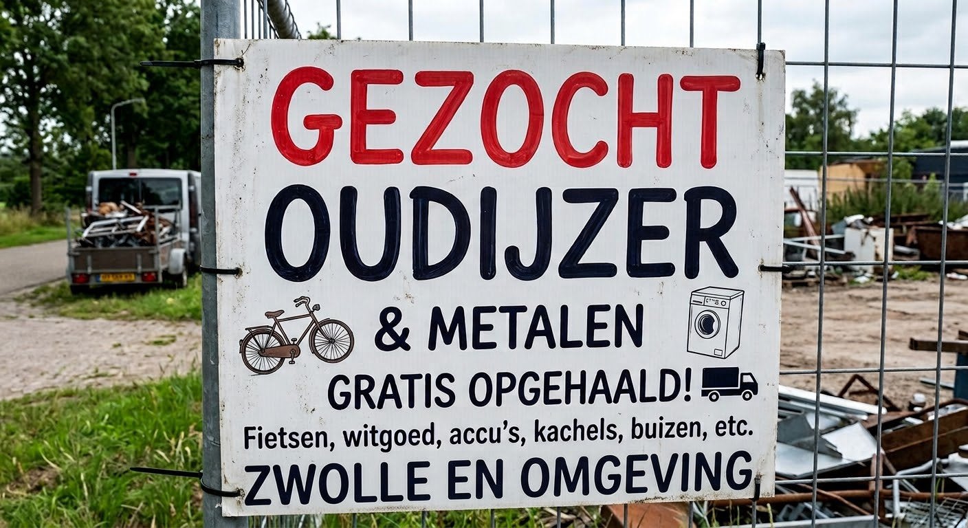 Gratis Oud IJzer Ophalen  | Zwolle en Omstreken |, Ophalen of Verzenden, 250 mm of meer