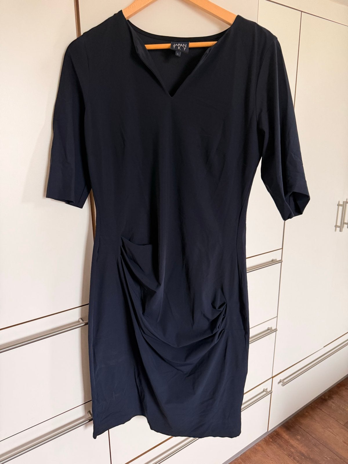Japan TKY Jurk Maat L - Donkerblauw, Kleding | Dames, Blauw, Maat 42/44 (L), Ophalen of Verzenden, Zo goed als nieuw