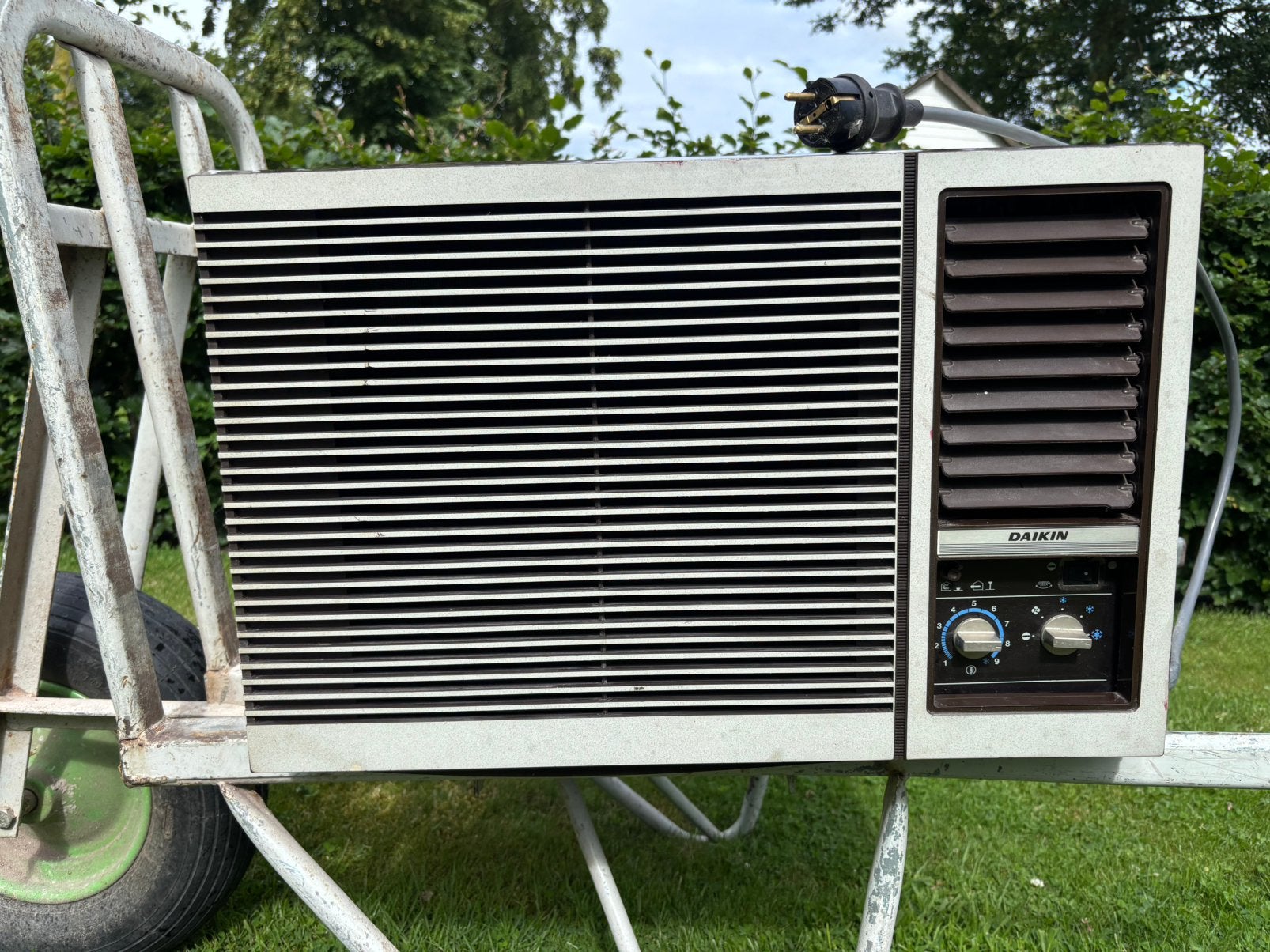 Raam/unit airco, Witgoed en Apparatuur, Airco's, Ophalen, Gebruikt, 3 snelheden of meer, Wandairco