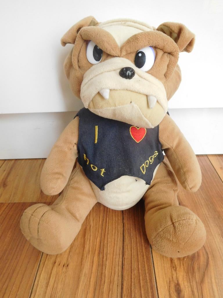 Hond knuffel, Kinderen en Baby's, Speelgoed | Knuffels en Pluche, Zo goed als nieuw, Middelgroot (20 tot 80 cm), Bruin, Hond