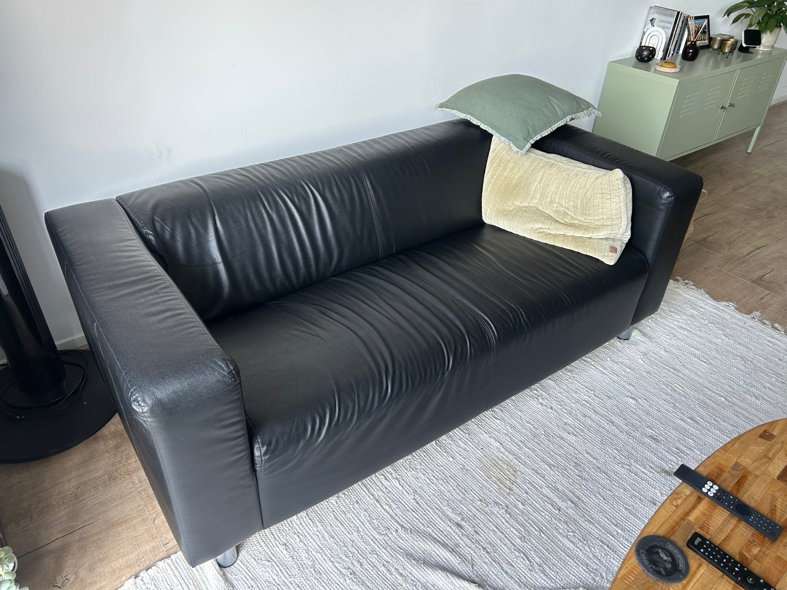 Ikea Klippan zwart t/m 26-07 gratis afhalen!!!, Ophalen, Overige materialen, Gebruikt, 150 tot 200 cm