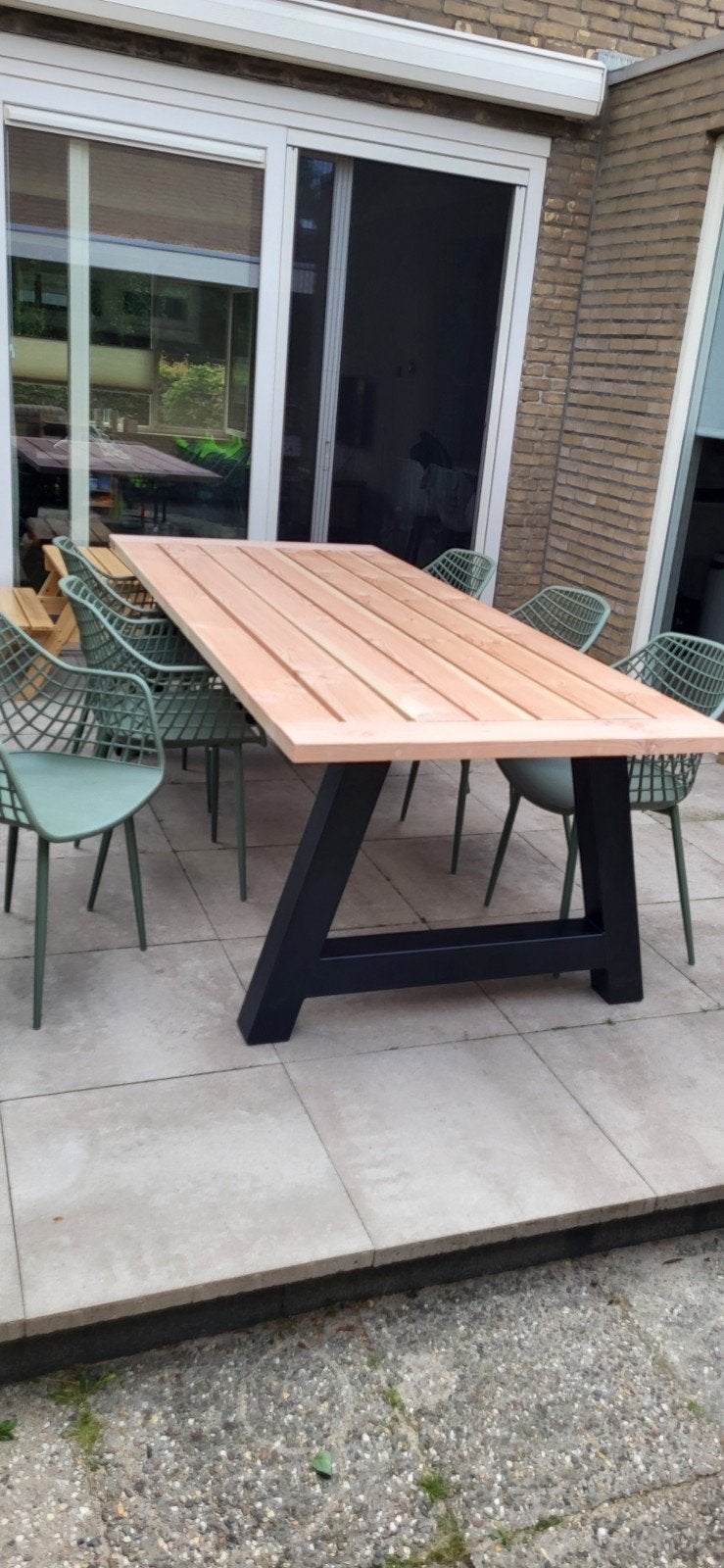 Robuuste Buiten Tafels - Diverse Maten en Modellen, Nieuw, Info@tuinmeubelmakers.nl, Ophalen of Verzenden, Rechthoekig