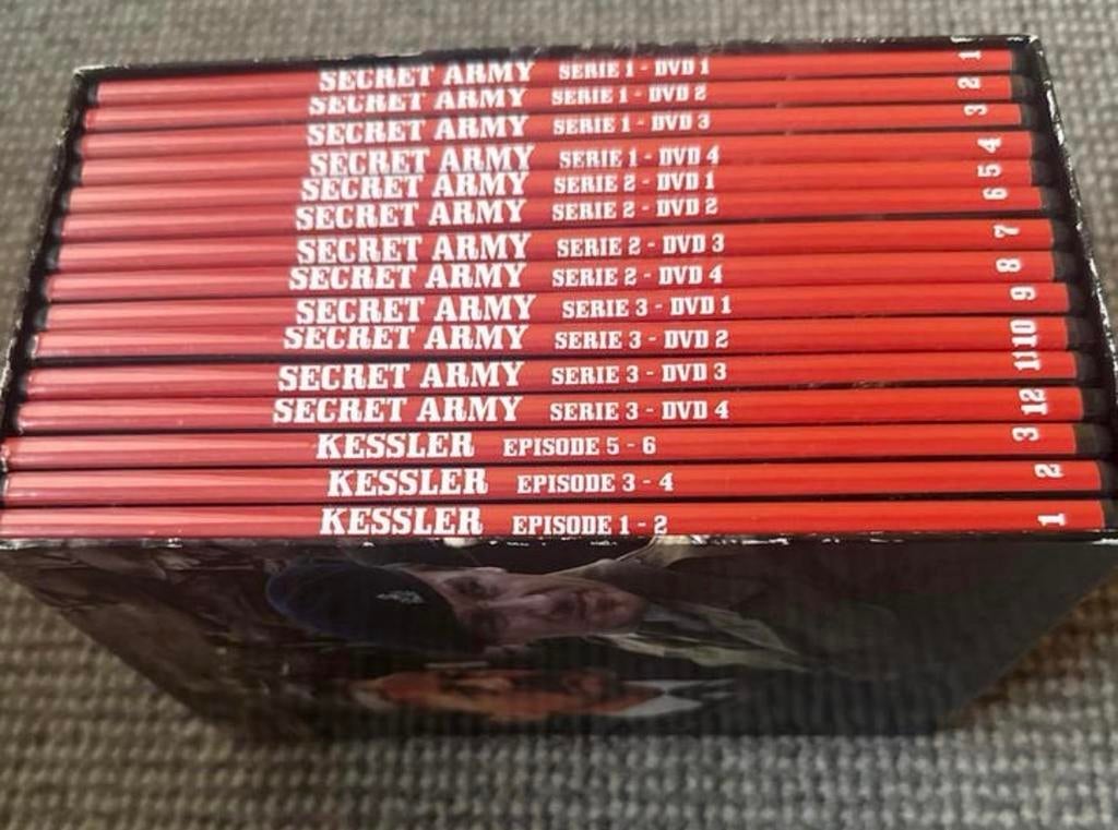Secret Army, de complete serie + Kessler, de complete serie, Cd's en Dvd's, Dvd's | Tv en Series, Zo goed als nieuw, Boxset, Vanaf 12 jaar