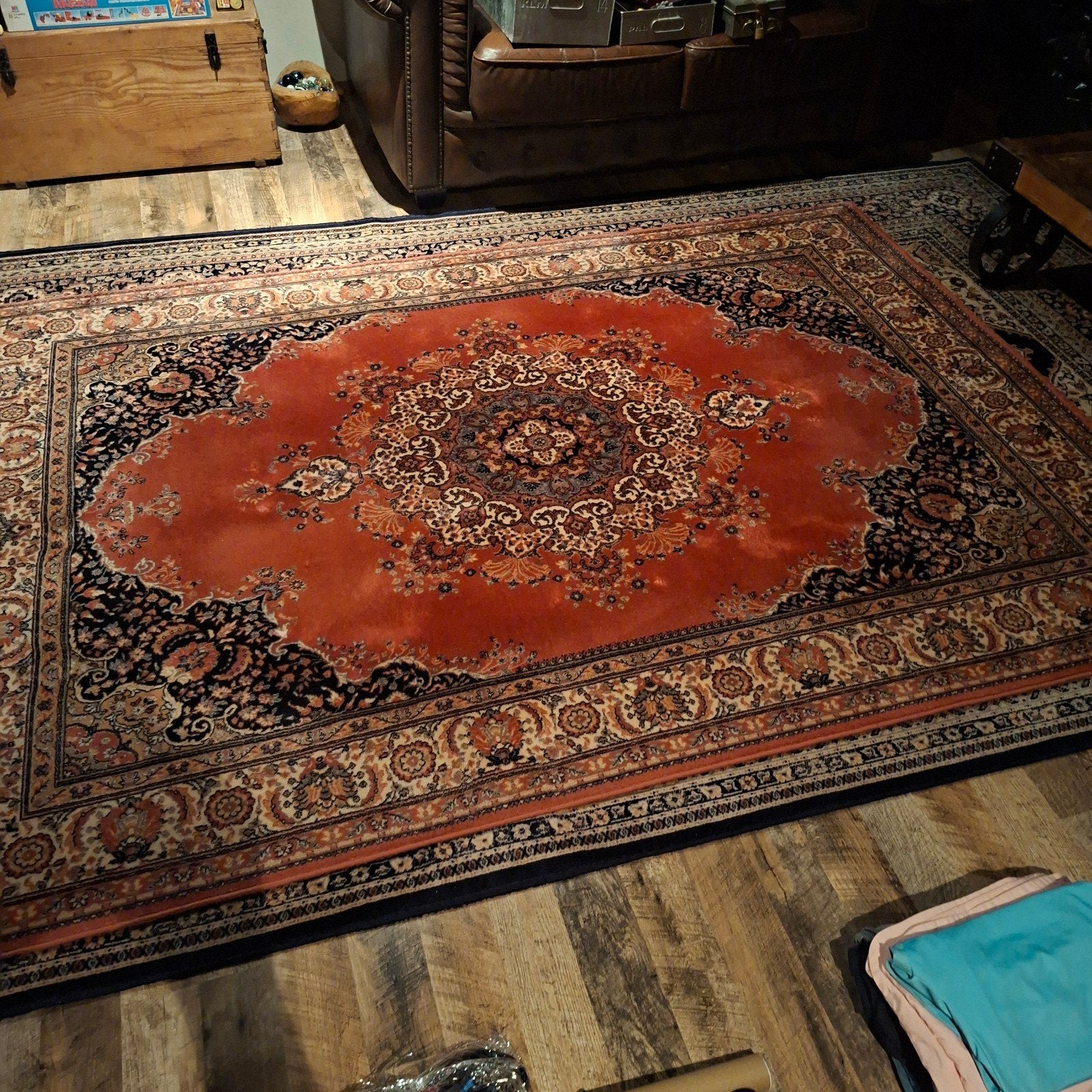 Perzisch kleed oude stijl tapijt Vintage Mancave, Ophalen, Rechthoekig, 200 cm of meer, 150 tot 200 cm