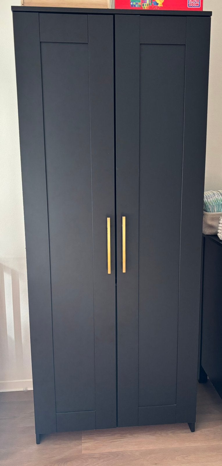 MALM BRIMNES zwart kleding kast GRATIS AFHAAL!, Ophalen, Gebruikt, 25 tot 50 cm, 150 tot 200 cm