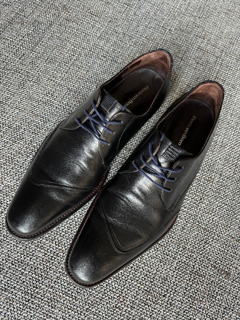 Zwarte Floris van Bommel schoenen (7,5H), Ophalen, Zwart, Floris van Bommel, Zo goed als nieuw