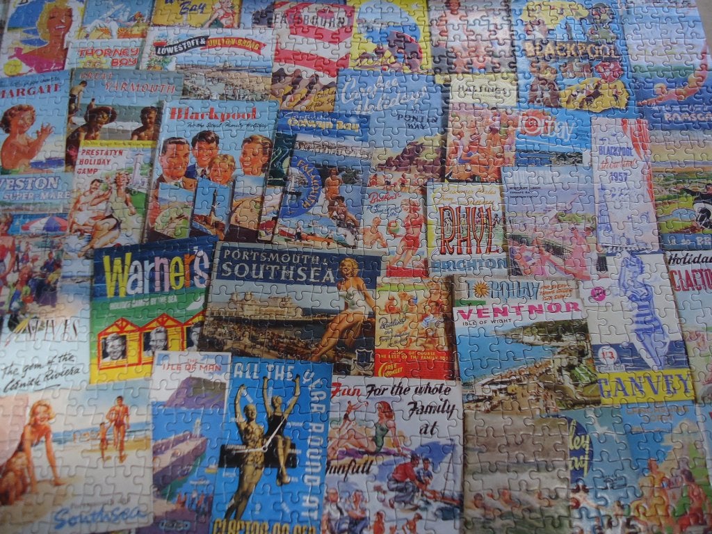 Legpuzzel als NIEUW - Gibson ( 2 ) Memories of Holydays, Ophalen of Verzenden, 500 t/m 1500 stukjes, Gebruikt, Legpuzzel