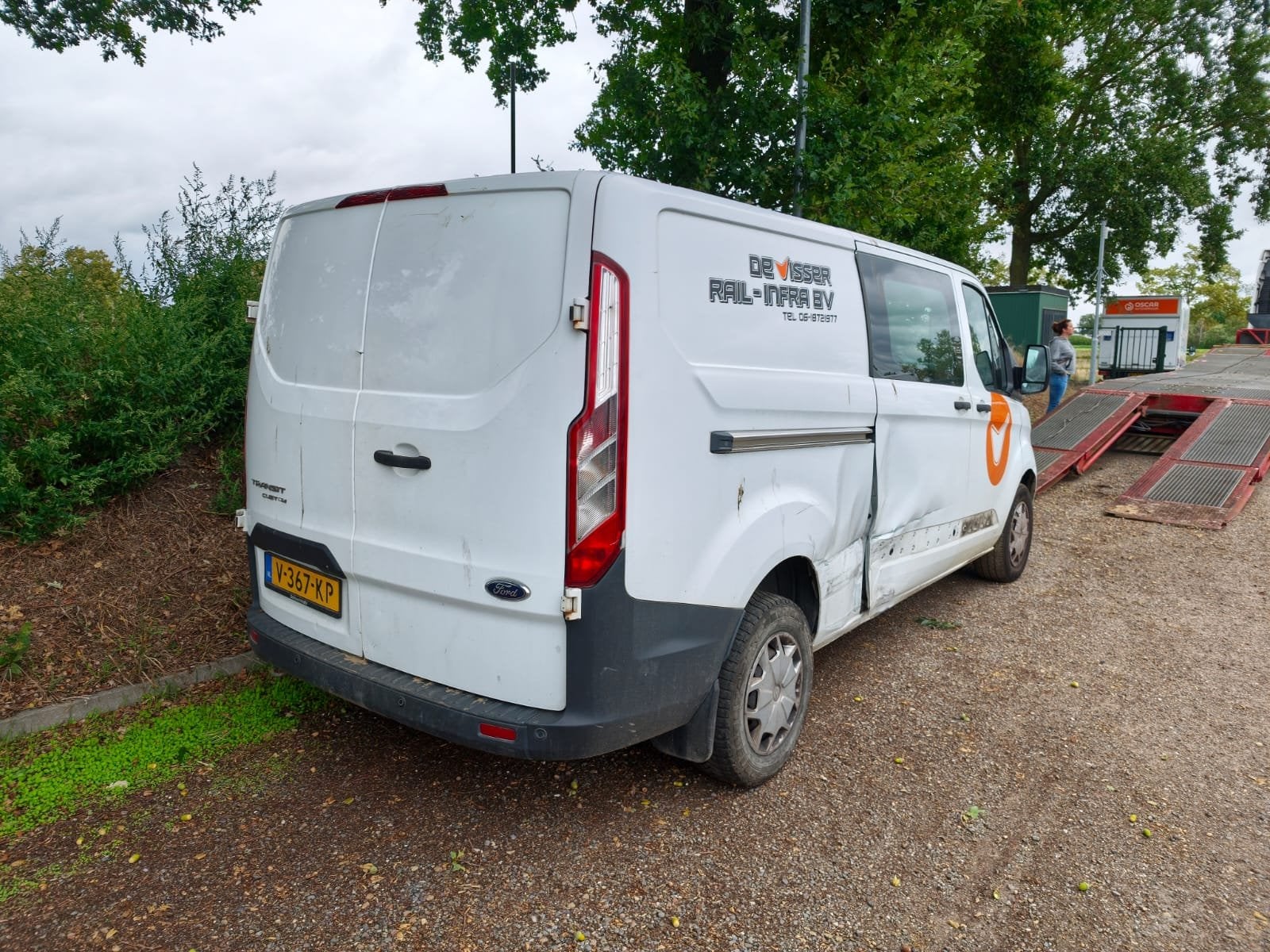 Ford Transit Custom 2.0TDCI L2H1 *Motor Defect* Dubbele Cabi, Voorwielaandrijving, 4 cilinders, Wit, Bedrijf