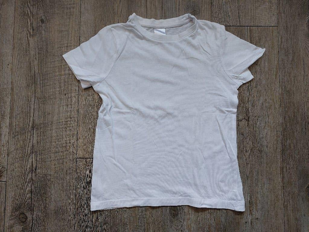 Wit t-shirt maat 116 (Palomino, C&A), Kinderen en Baby's, Kinderkleding | Maat 116, Gebruikt, Palomino (C&A), Ophalen of Verzenden