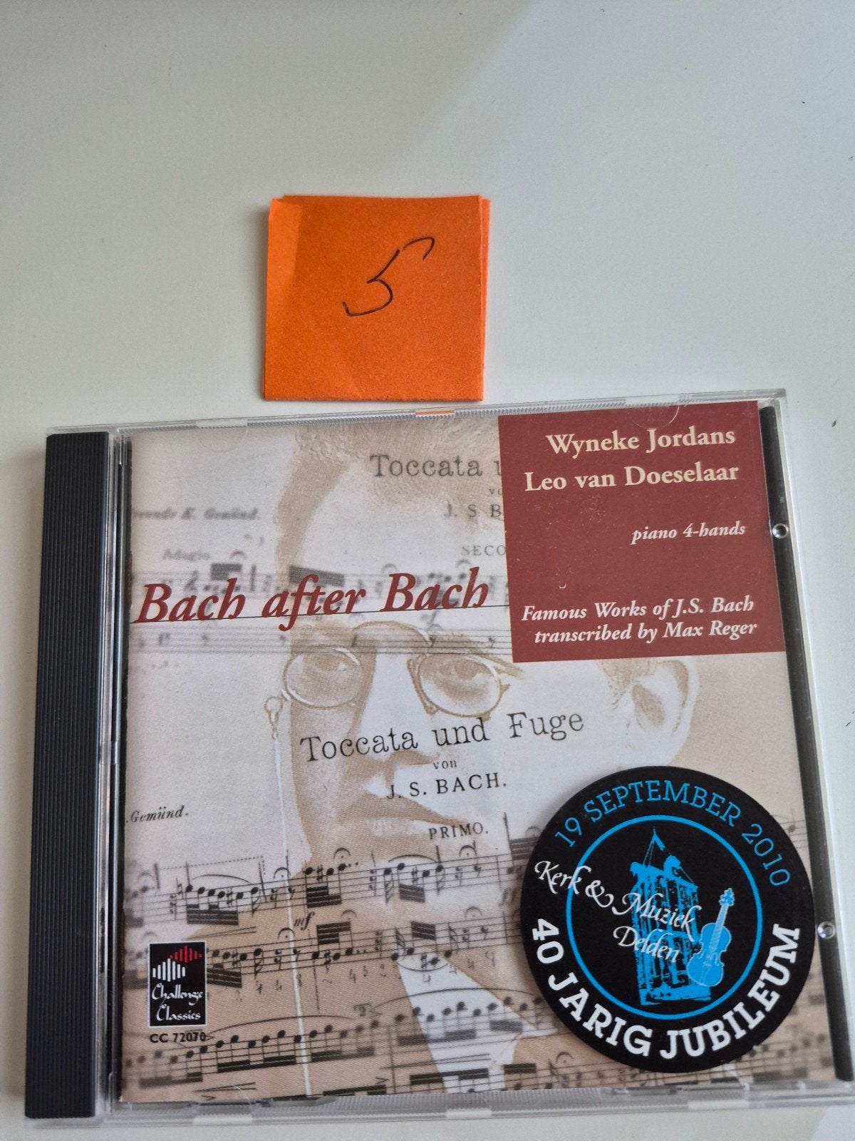 Bach after Bach Klassieke CD (Wyneke Jordans, Leo van Doese, Ophalen of Verzenden, Zo goed als nieuw, Pianomuziek, Inclusief doosje