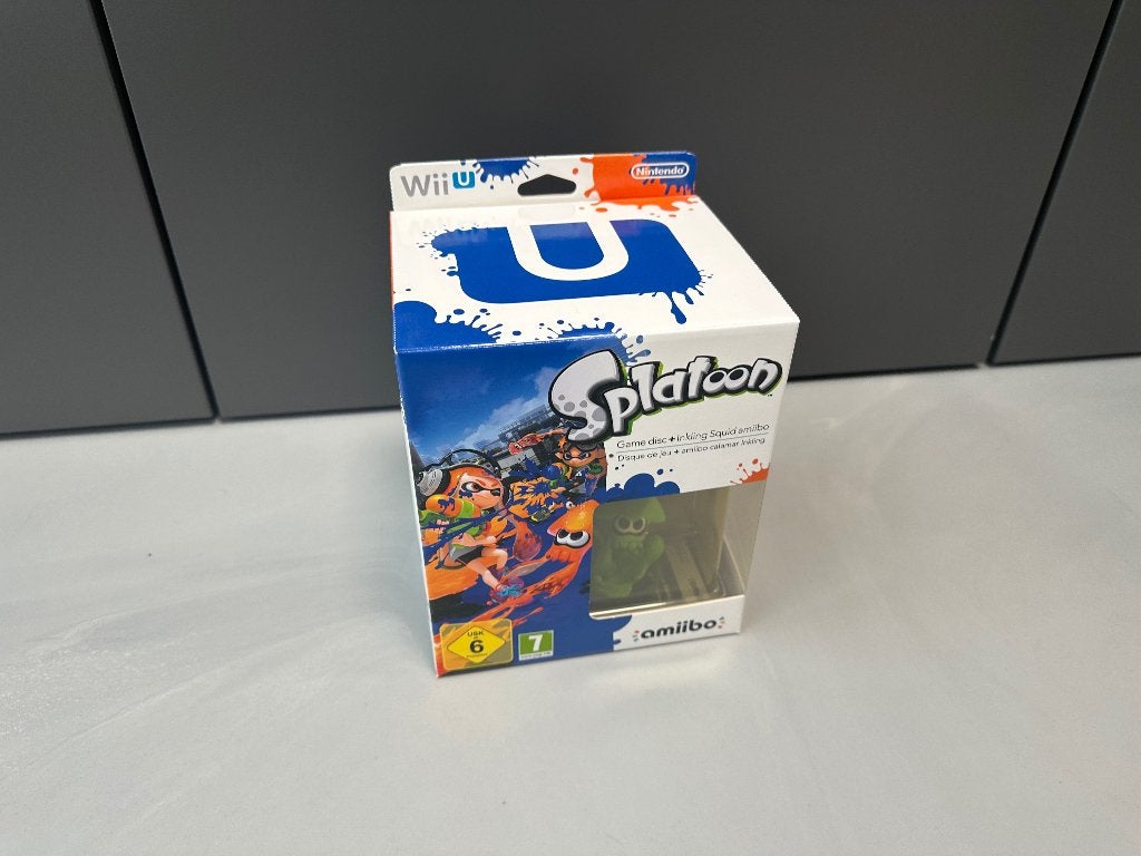 Splatoon Wii U + Nieuwe Inkling Squid amiibo, Avontuur en Actie, 2 spelers, Eén computer, Ophalen of Verzenden
