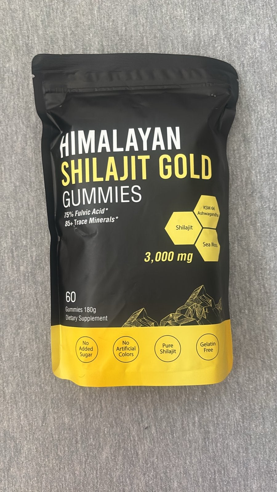 Himalayan Shilajit Gold Gummies - 60 stuks, Ophalen of Verzenden, Nieuw, Overige typen