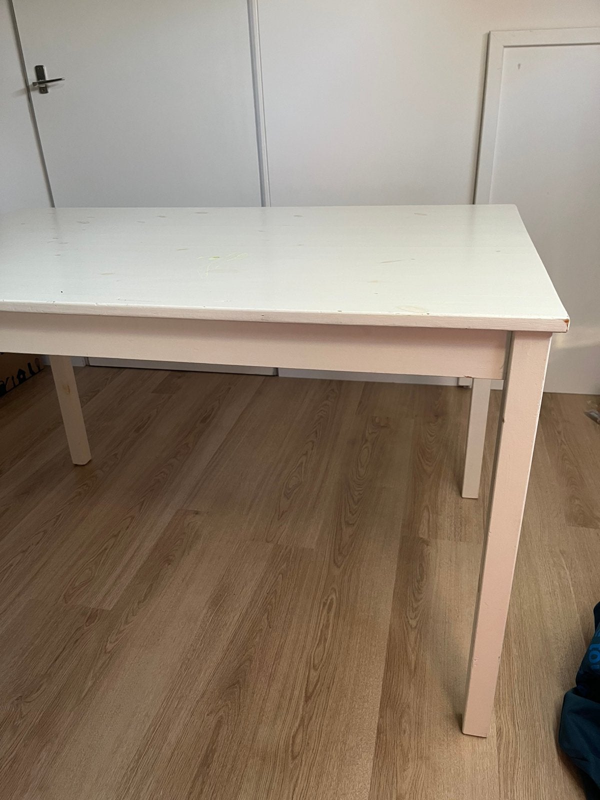 Eettafel IKEA 4 persoons, gratis, Ophalen, Zo goed als nieuw, 25 tot 50 cm, Rechthoekig