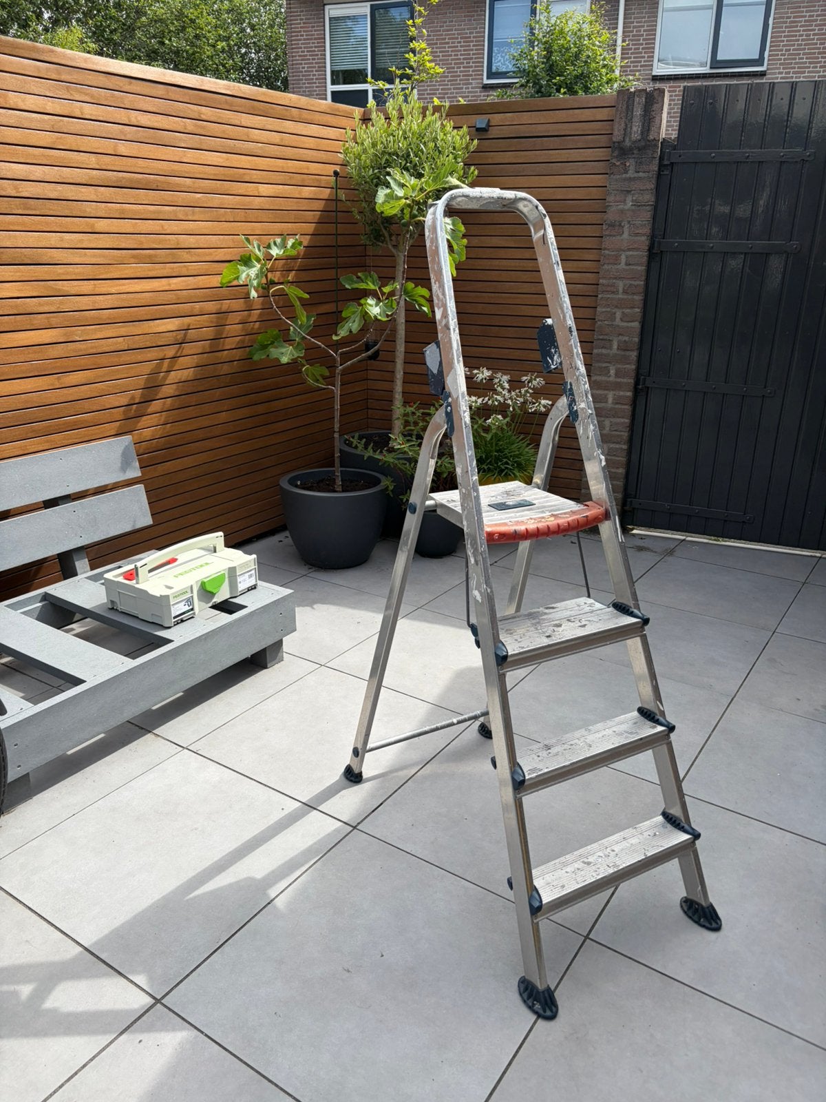 Altrex trap, Doe-het-zelf en Verbouw, Ladders en Trappen, Ophalen, Gebruikt, Trap, Minder dan 2 meter