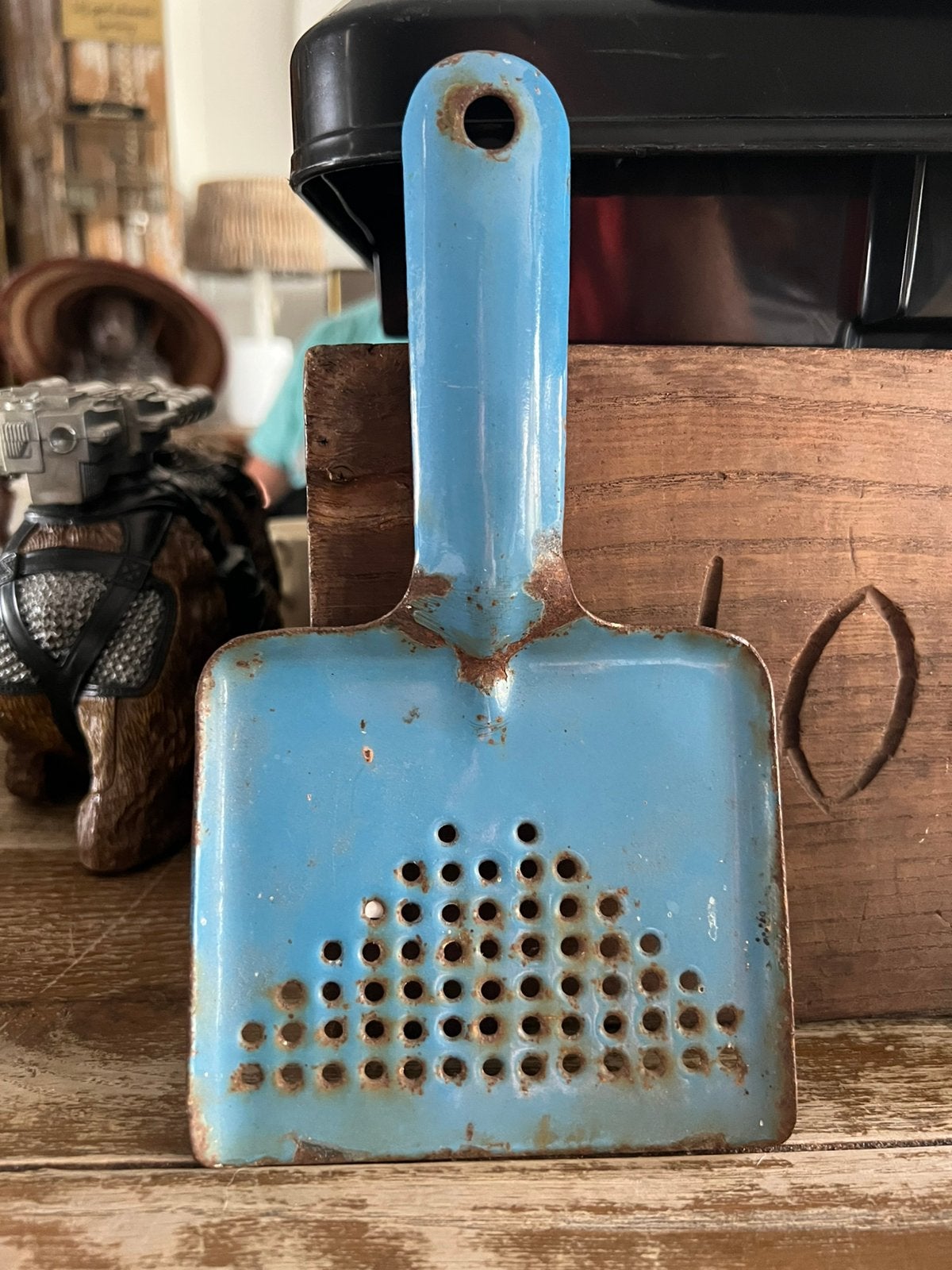 OUD EMAILLE GOOTSTEEN SCHEPJE, Antiek en Kunst, Ophalen of Verzenden